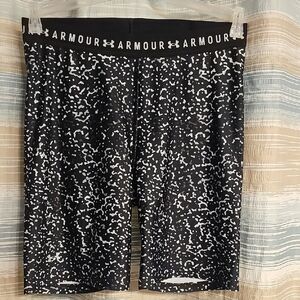 Under Armour Black and White Patterned Shorts/ UniSex